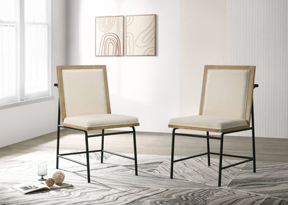 Torrance - Dining Chairs (Set of 2) - Oak Finish Lilola Home