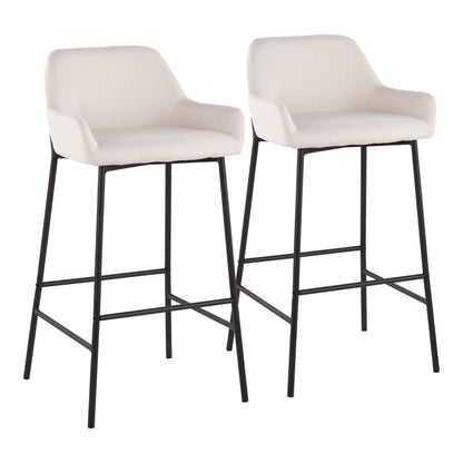 Daniella - Industrial Fixed Height Bar Stool (Set of 2) Lumi Source