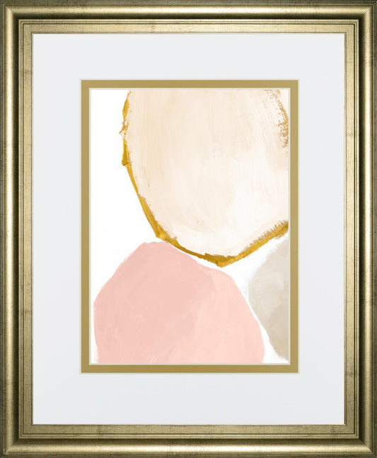 34x40 Blush All Year Round Abstract I By Lanie Loreth - Beige