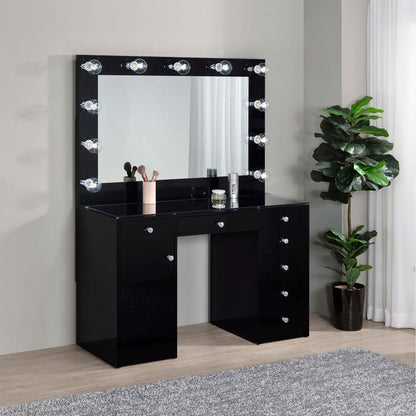 Acena - 7-Drawer Vanity Set With Lighting CoasterEssence