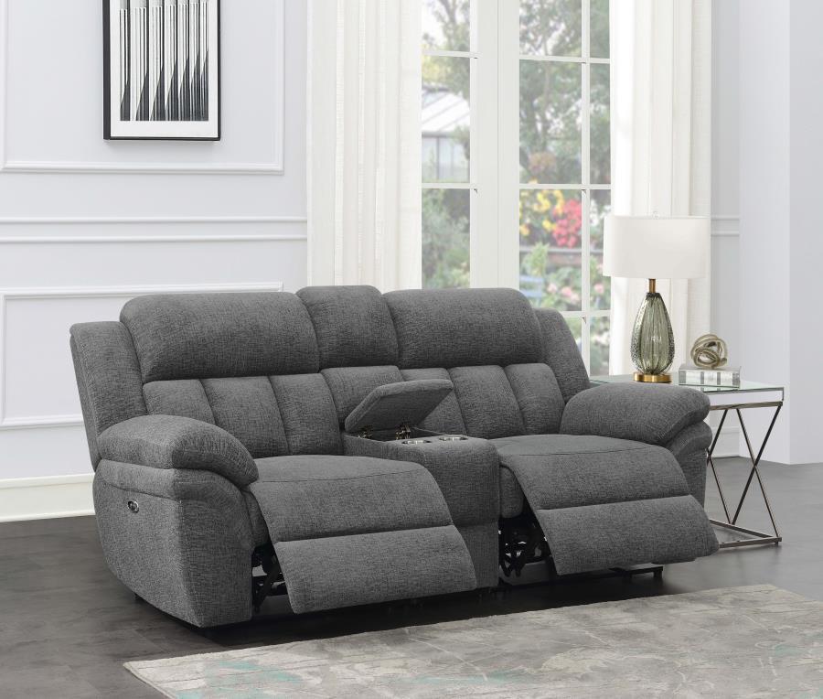 Bahrain - Upholstered Motion Loveseat CoasterEssence