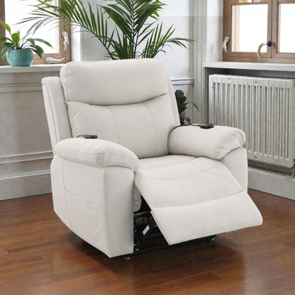Chriki - Power Motion Recliner & Lift Heating Massage Chair - Beige Acme