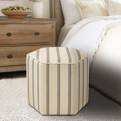 Accent Ottoman Printed Stripe JLA