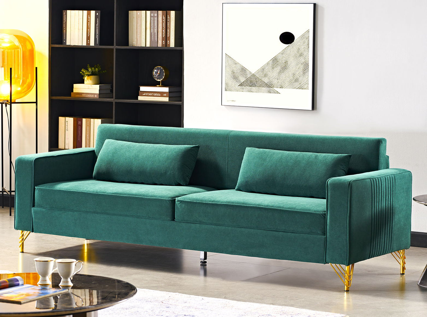 Aesthetic 3 Seater Couch With Classic Modern Appeal And Luxurious Soft Comfort US Pride