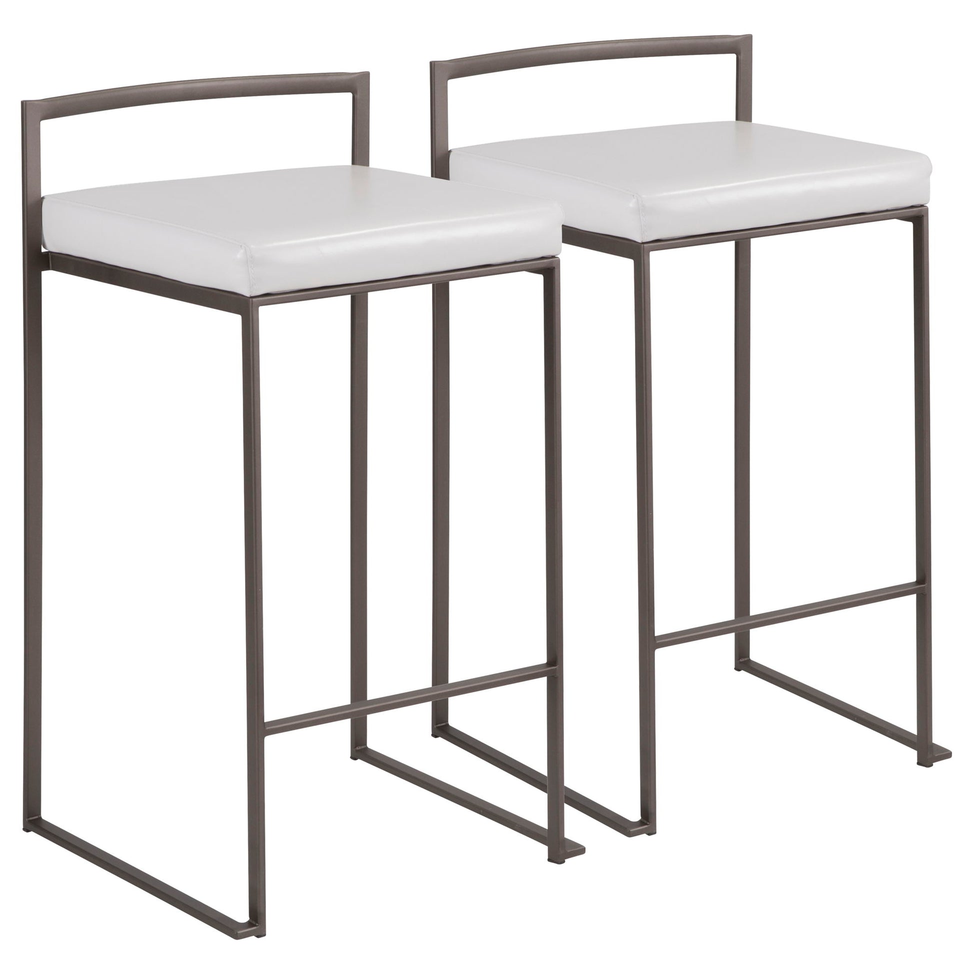 Fuji - Industrial Stackable Counter Stool Elegant Design Lumi Source