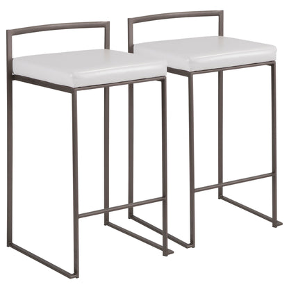 Fuji - Industrial Stackable Counter Stool Elegant Design Lumi Source