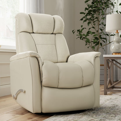 Bentley - Swivel Glider Recliner With Manual Adjustable Headrest & Footrest Home Essentials