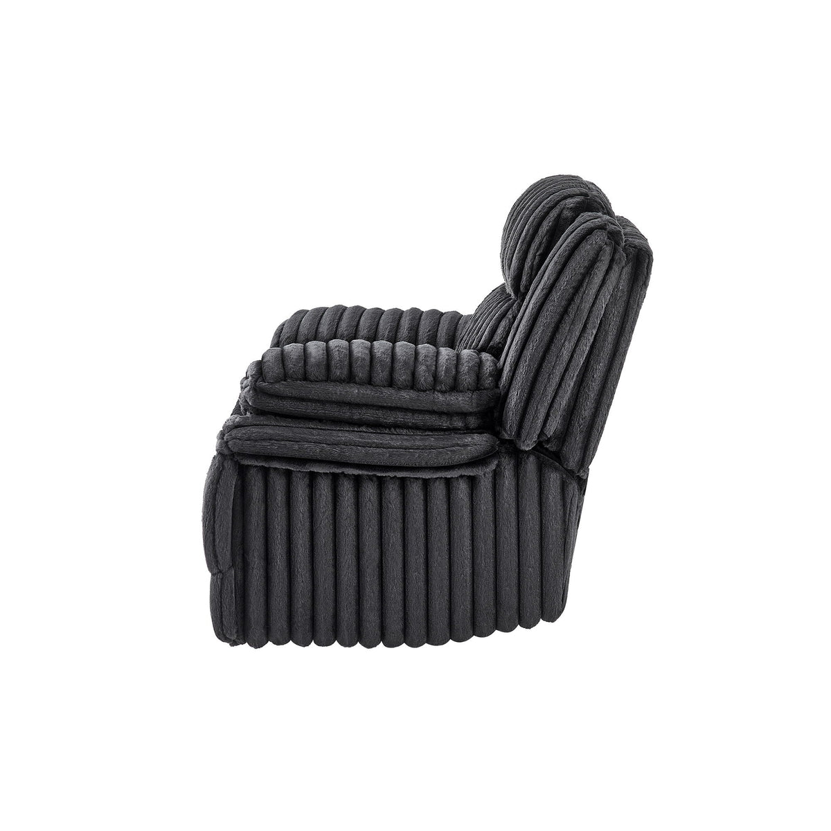 Winston - Power Recliner With LED Lighting - Black Global Furniture USA