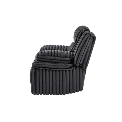 Winston - Power Recliner With LED Lighting - Black Global Furniture USA