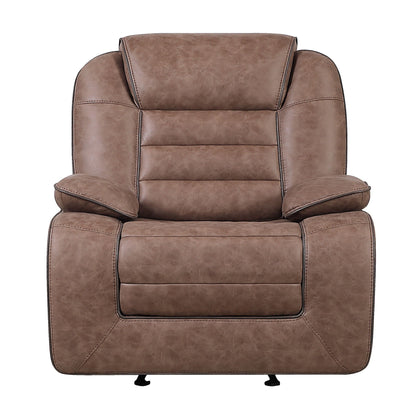 Lucius - Glider Recliner With Manual Recline - Brown Global Furniture USA