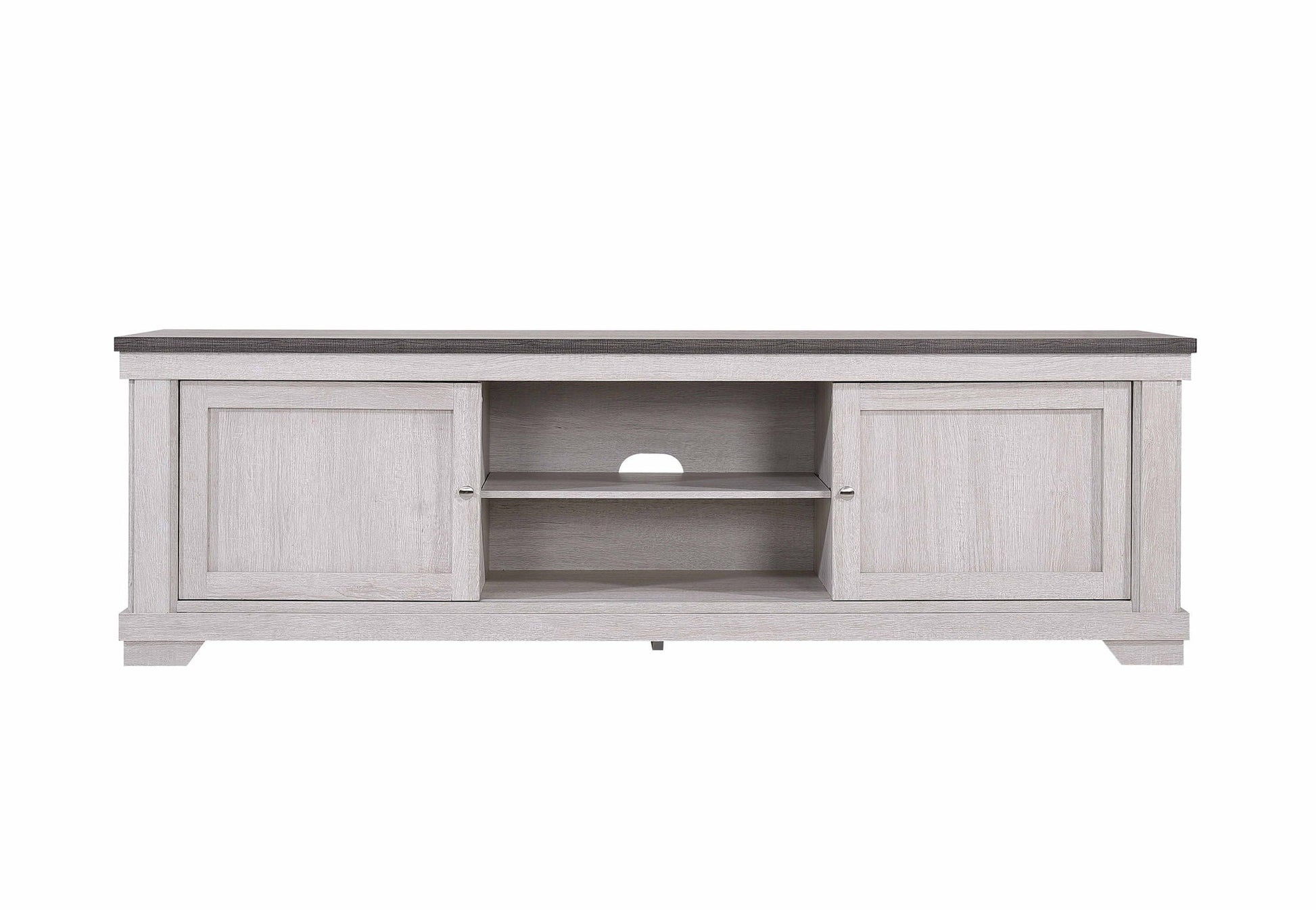 Leighton - 71" TV Stand - White Crown Mark