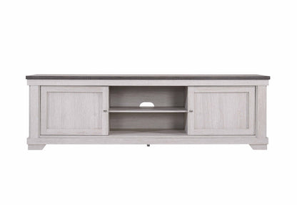 Leighton - 71" TV Stand - White Crown Mark