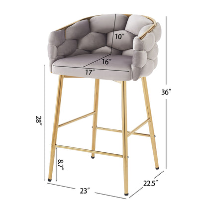 Modern Counter Stools (Set of 2) Noble House