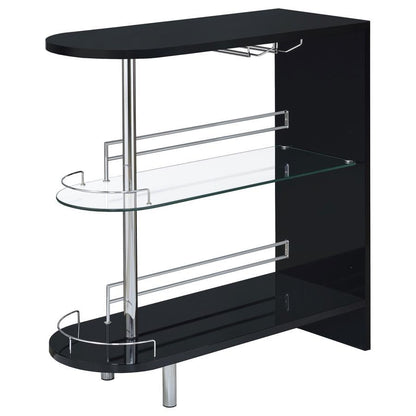 Adolfo - Rectangular 2-Tier Home Bar Table CoasterEssence