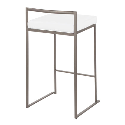 Fuji - Industrial Stackable Counter Stool Elegant Design Lumi Source