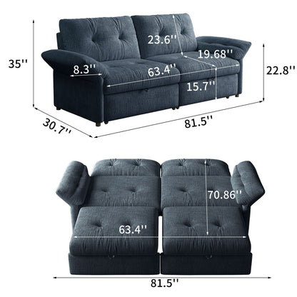 Sofa Bed, 2 In 1 Design For Living Rooms Home Essentials