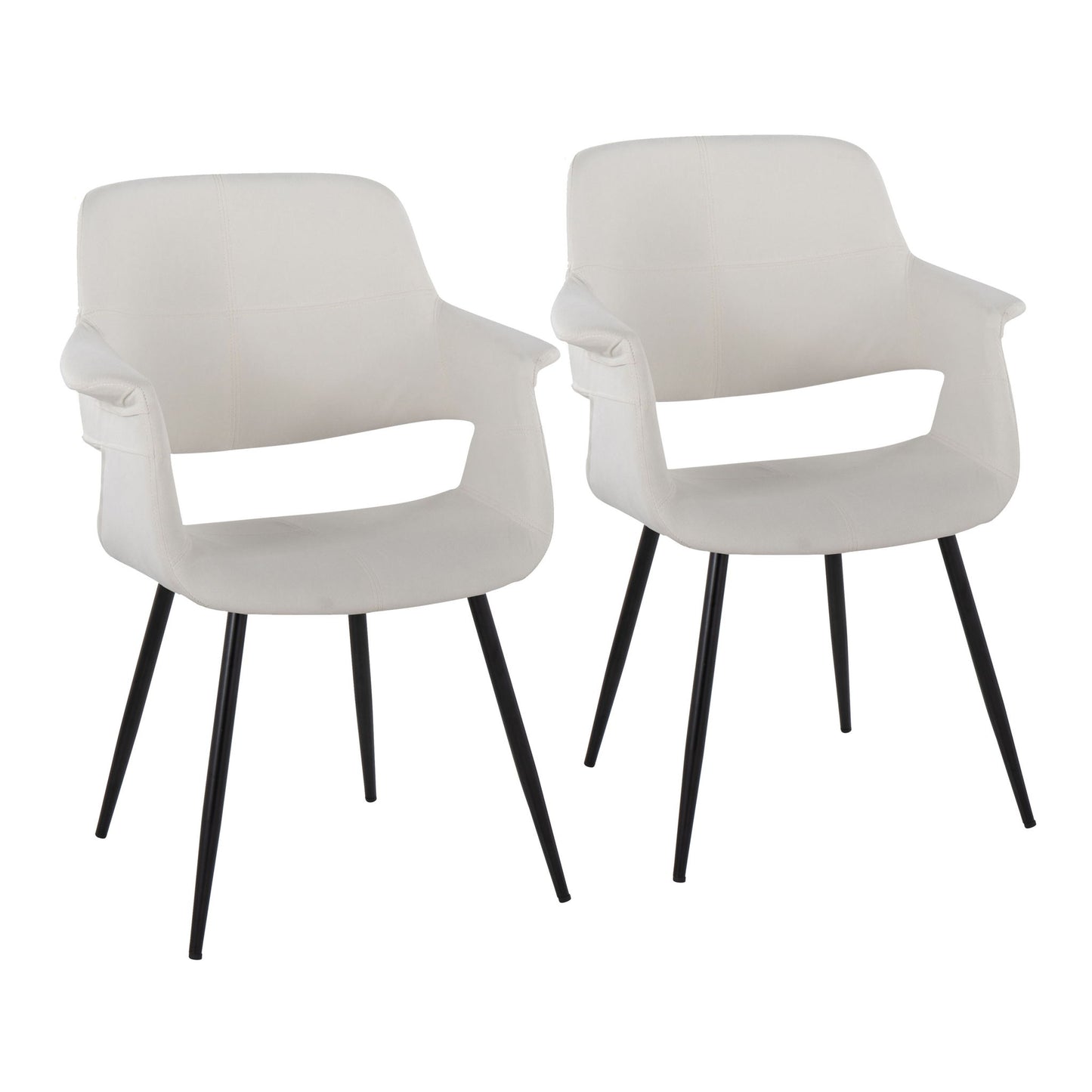 Vintage Flair - Glam, Art Deco Chair (Set of 2) Lumi Source