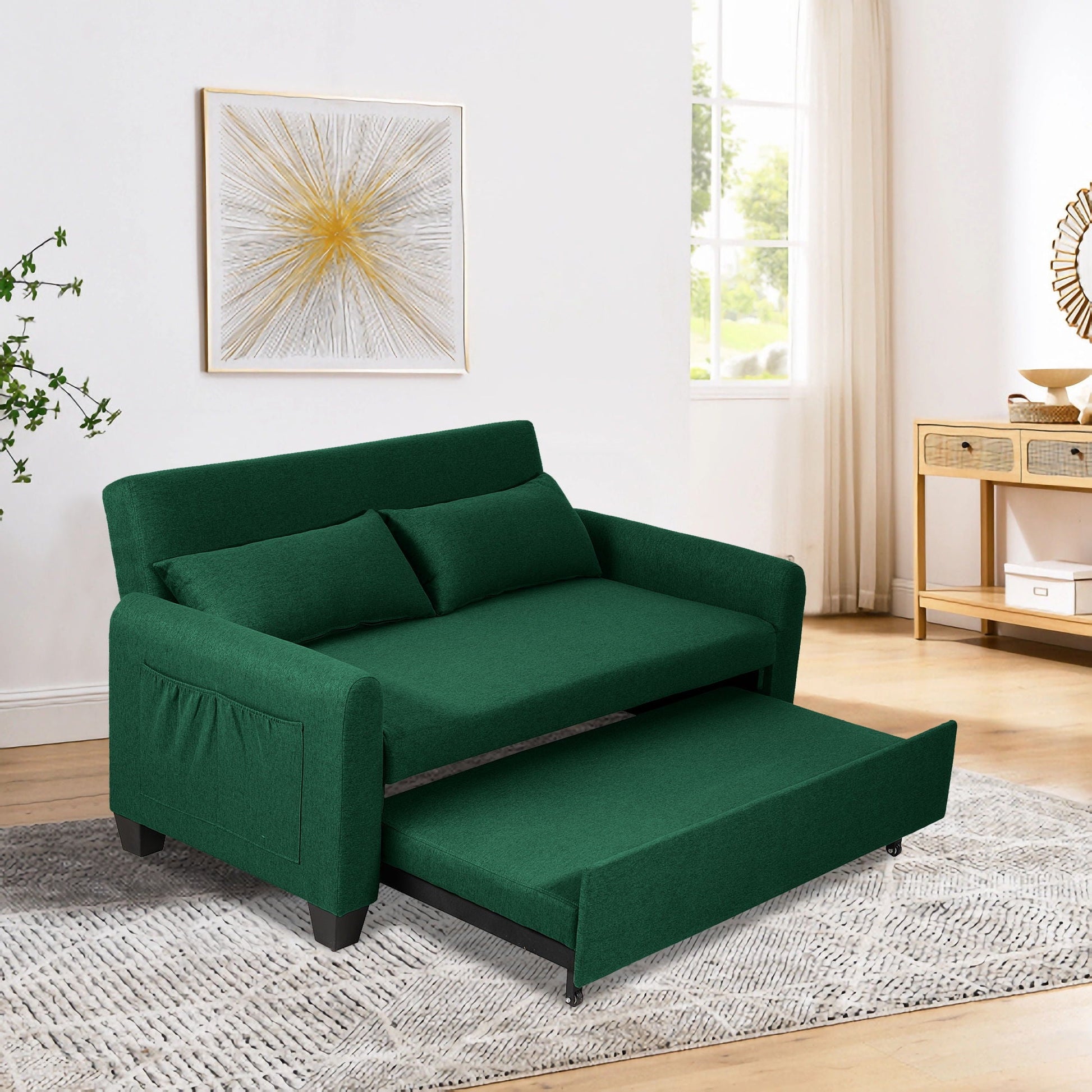 Balus - 2 In 1 Sofa Bed With Storage Bag Home Essentials