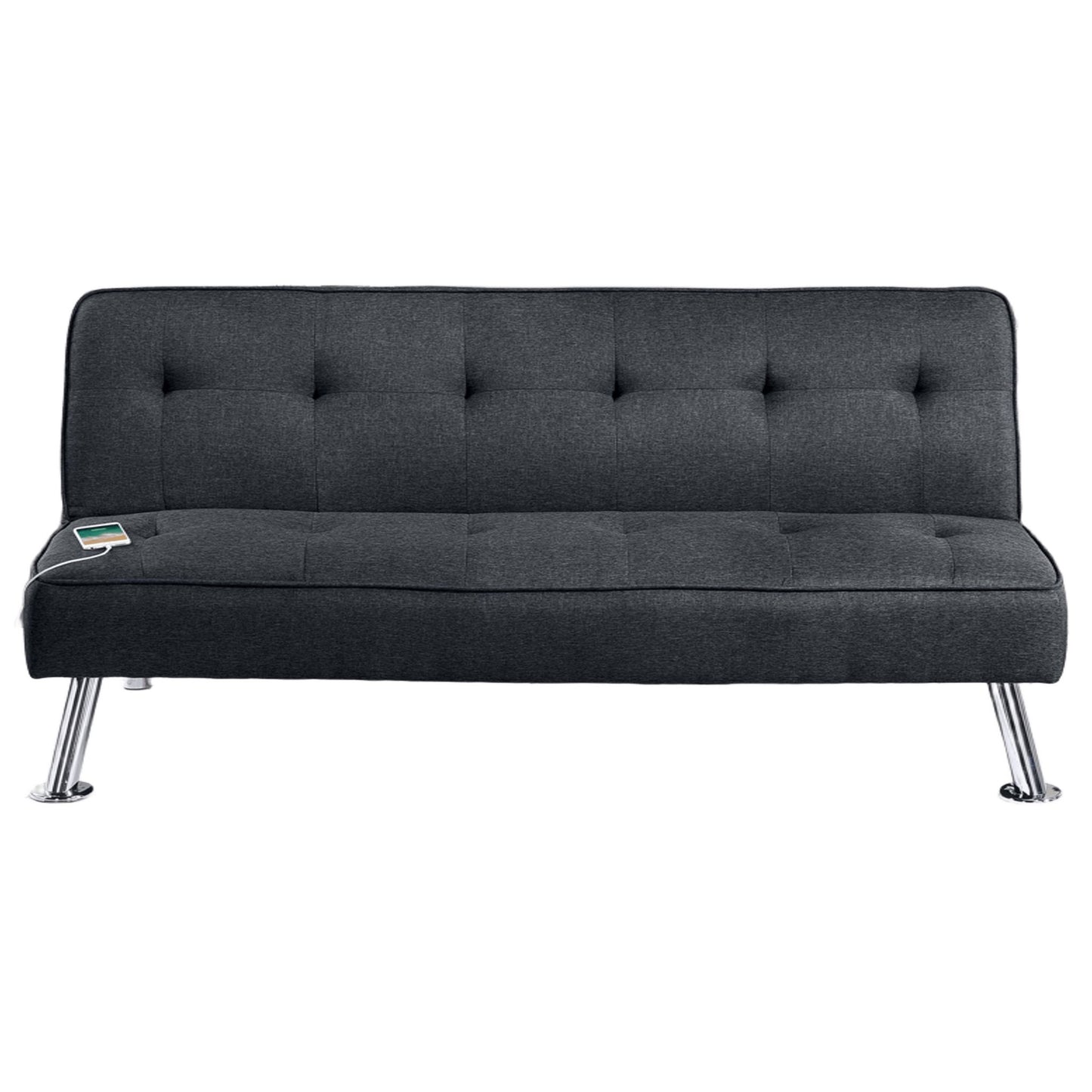 Tufted Sofa With USB Port For Living Room Home Essentials