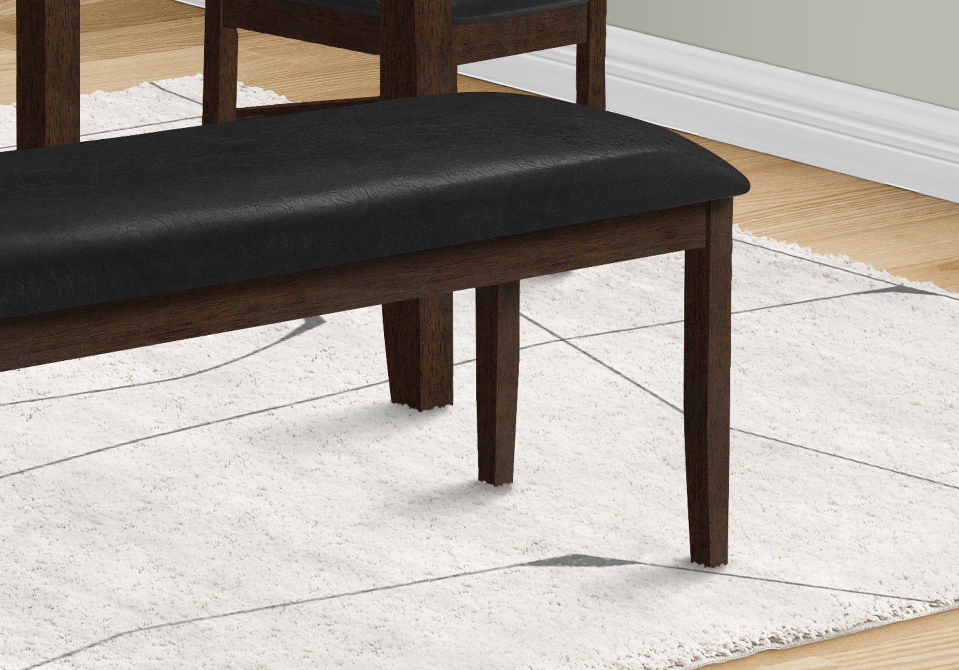 Bench, Rectangular, Hallway, Upholstered, Transitional 8th Street