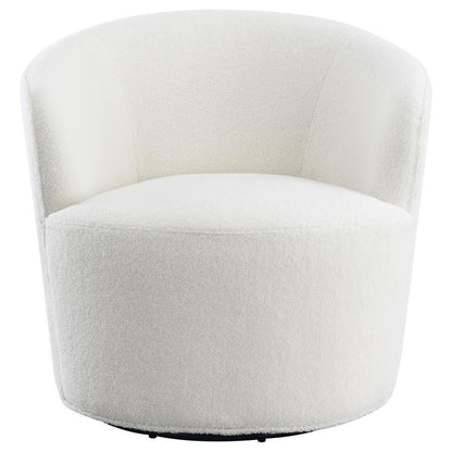 Joyce - Upholstered Barrel Back Swivel Chair CoasterEssence
