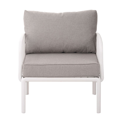 Outdoor Patio Club Chair, Waterproof Thick Cushion Deep Seating Noble House
