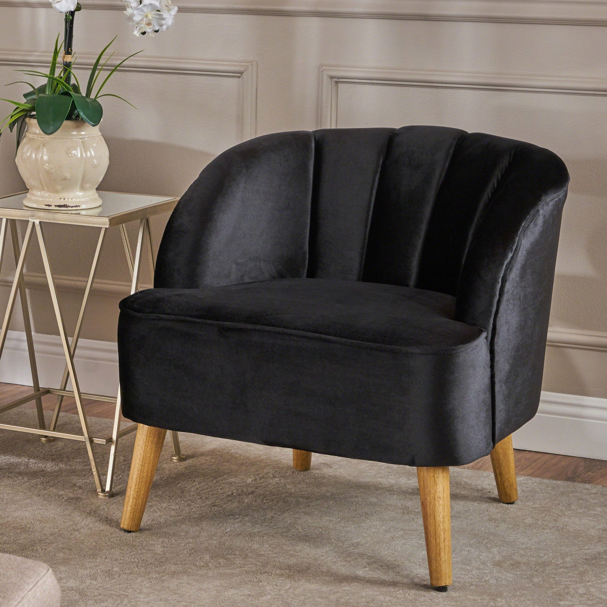 Accent Chair, Club Armchair, Modern Reading Chair Noble House