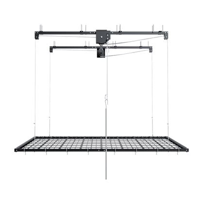 4 X 8 Ft Overhead Garage Storage Rack - Black Daily Nest