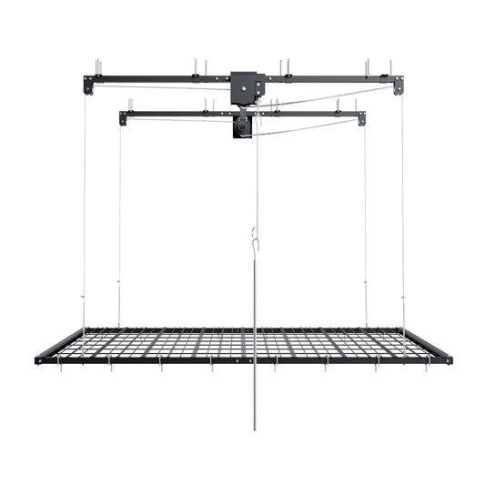4 X 8 Ft Overhead Garage Storage Rack - Black Daily Nest