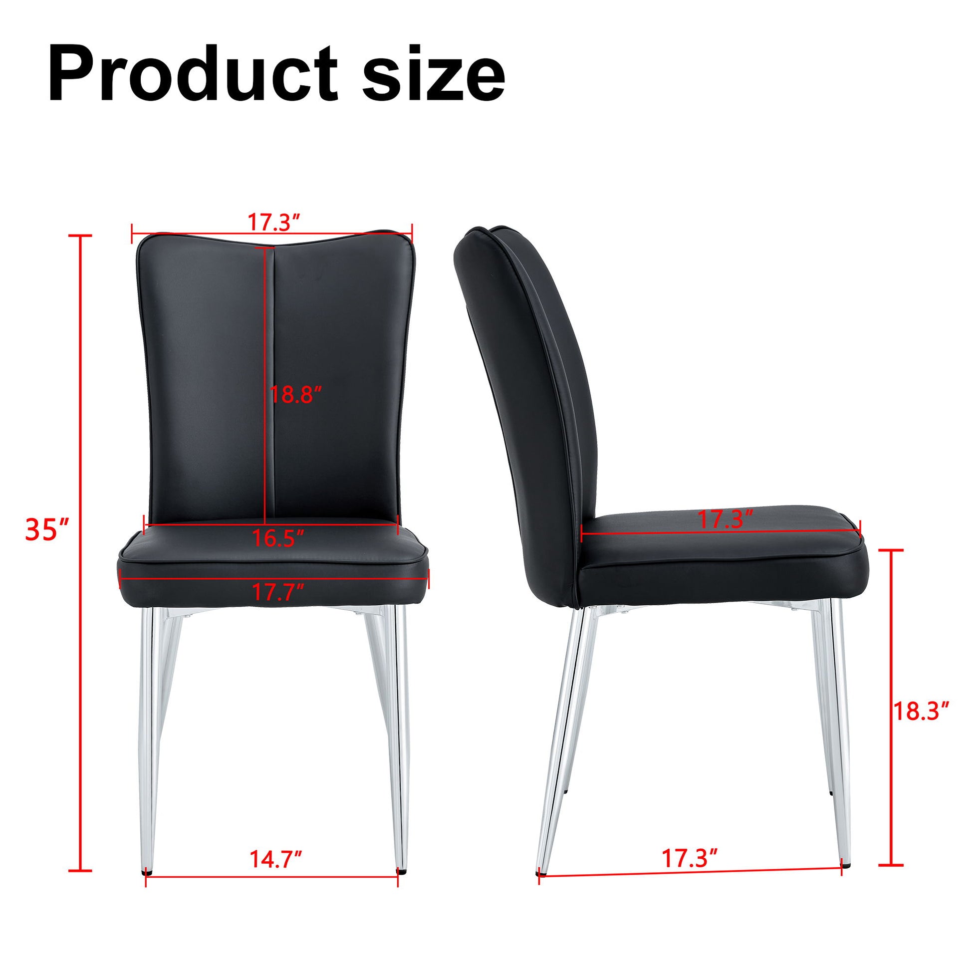 Modern Minimalist Dining Chairs With Metal Legs Home Essentials