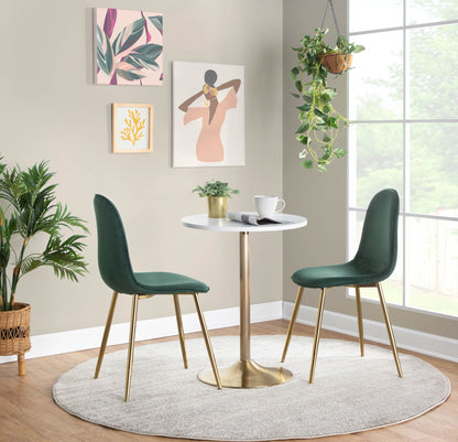 Pebble - Contemporary & Glam Adjustable Dining / Bar Table Lumi Source