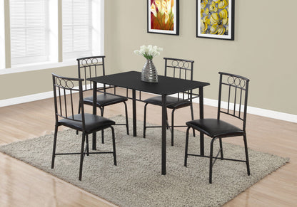5 Pieces Dining Table Set, Small, Rectangular 8th Street