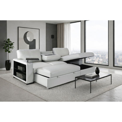 Tracey - Sofabed With Pullout - Silver Global Furniture USA