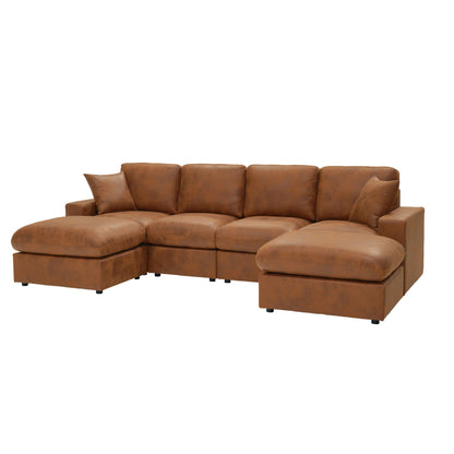 Sectional With 2 Ottomans Home Essentials