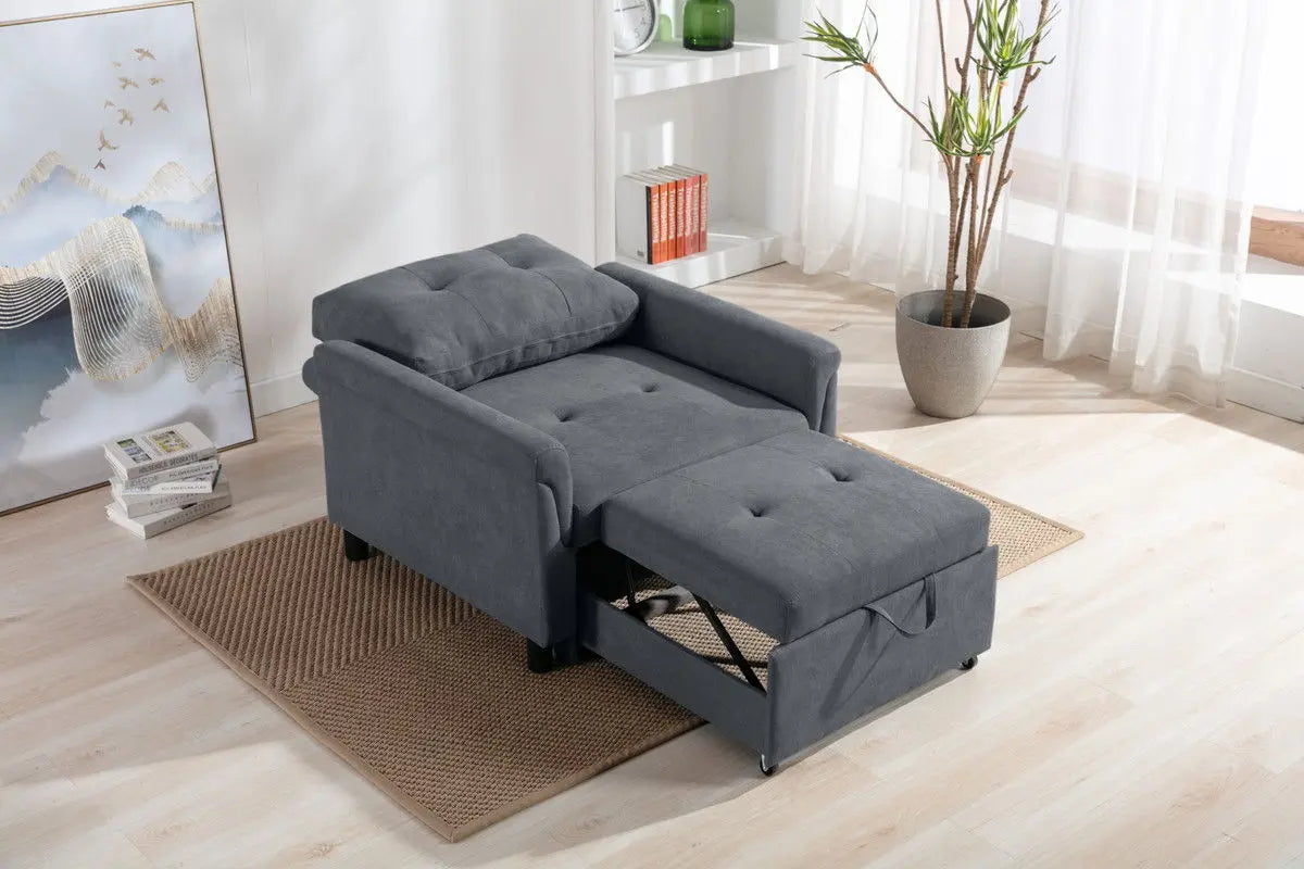 Hannah - Woven Convertible Armchair Lilola Home