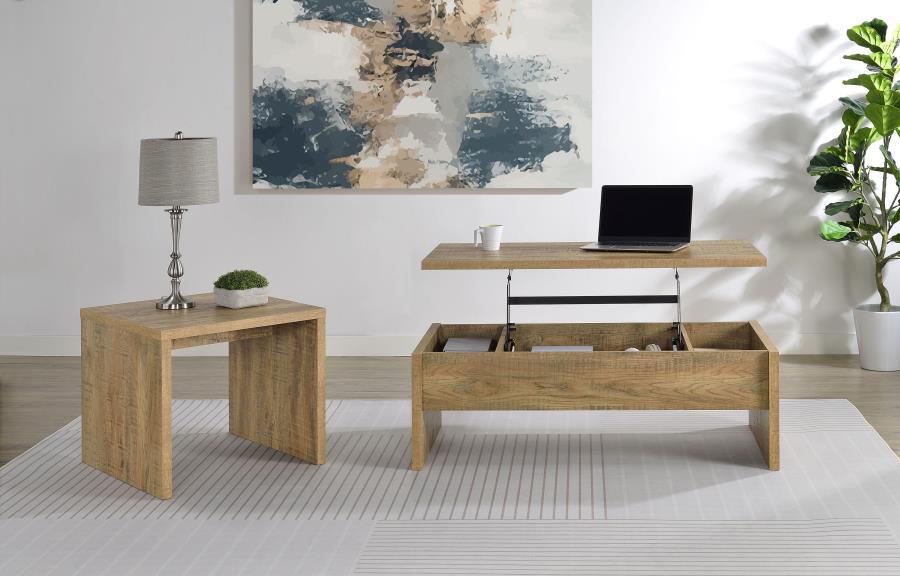 Canoga - Lift Top Cocktail Coffee Table Set - Mango Coaster Fine Furniture