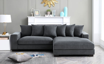 Luxe - Oversized 2 Piece Sectional Couches For Living Room, L Shaped Sofa With Chaise US Pride