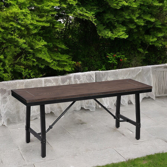 Mariatu - Bench - Oak / Black Acme