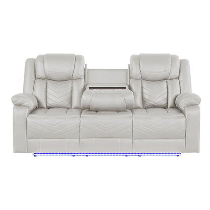 Challenger - LED Power Recliner Sofa Matrix Furniture Group