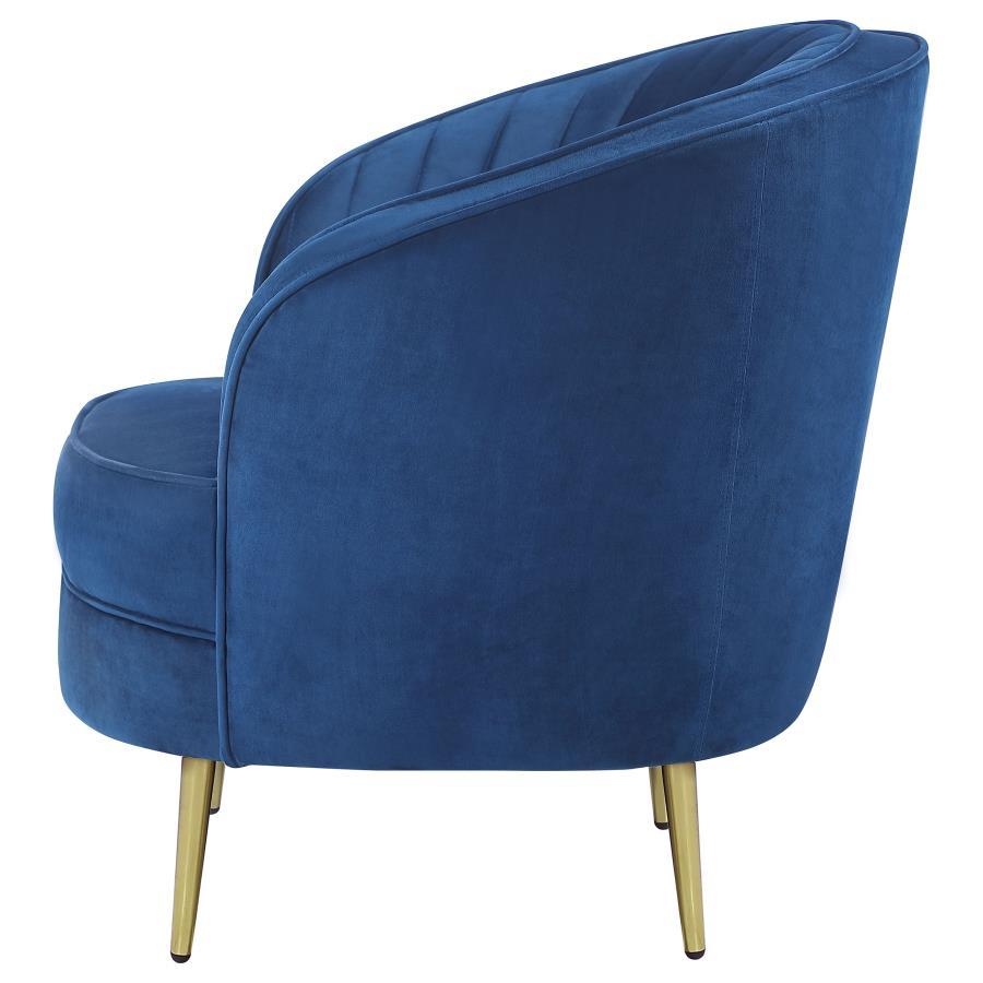 Sophia - Upholstered Channel Tufted Barrel Accent Chair CoasterEssence