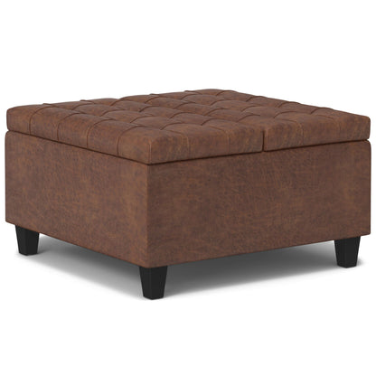 Harrison - Large Coffee Table Storage Ottoman Simpli-Home