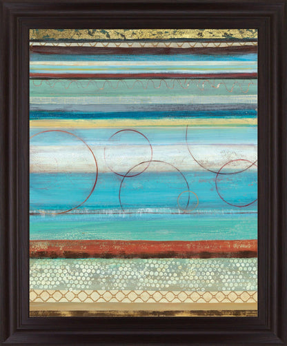 Azure Rhythm - 28" x 34" Framed Wall Art Classy Art