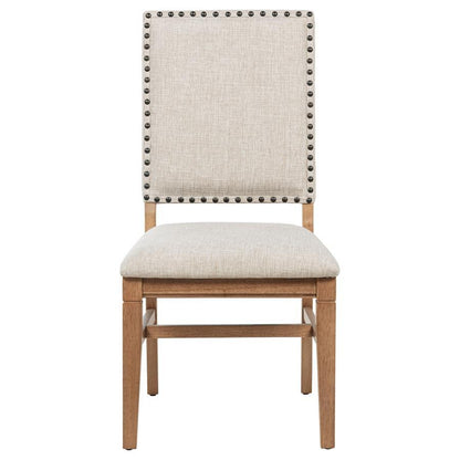 Middleton - Upholstered Dining Side Chair Beige (Set of 2) - Natural Coaster Fine Furniture