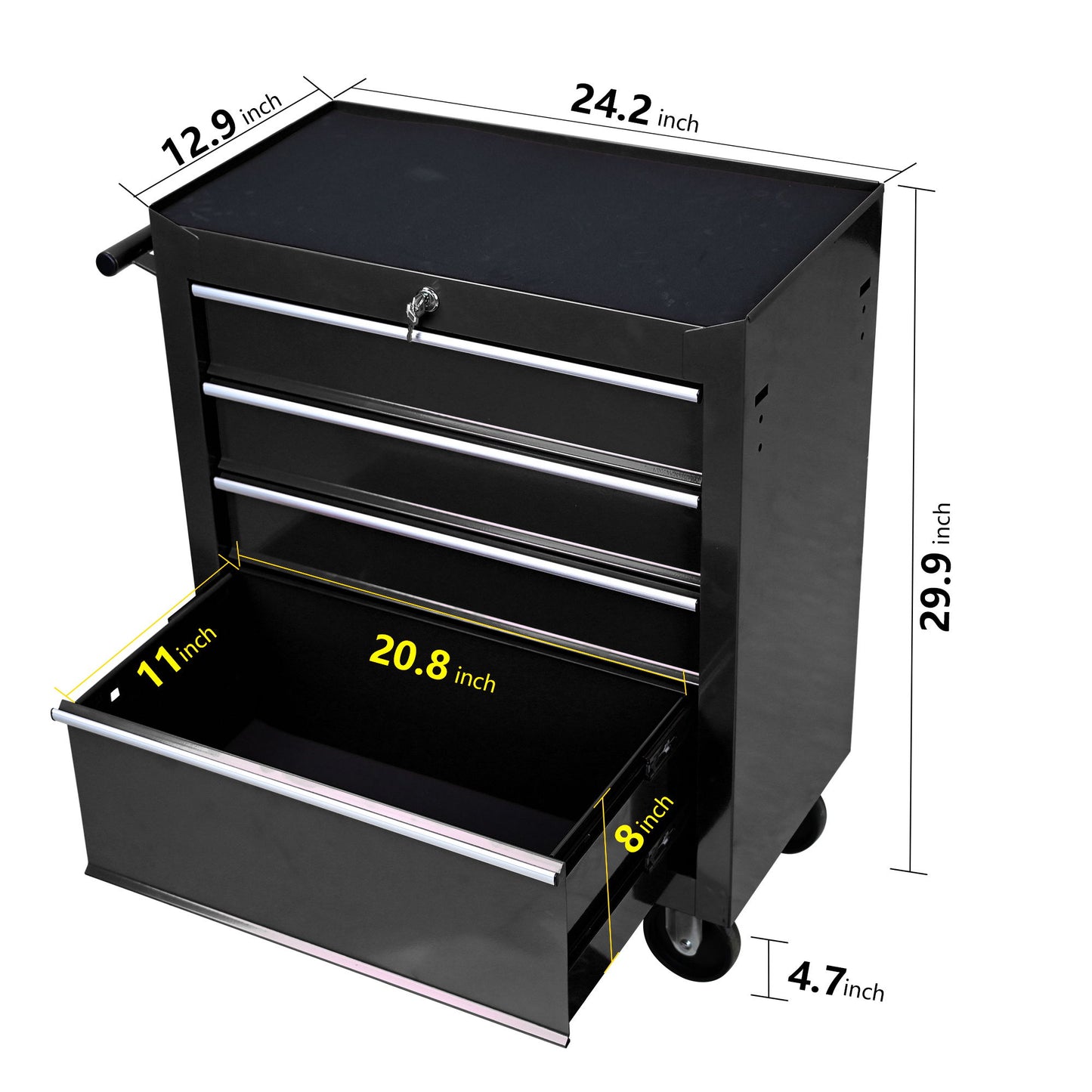 Multifunctional Tool Cart With Wheels And Drawers Daily Nest