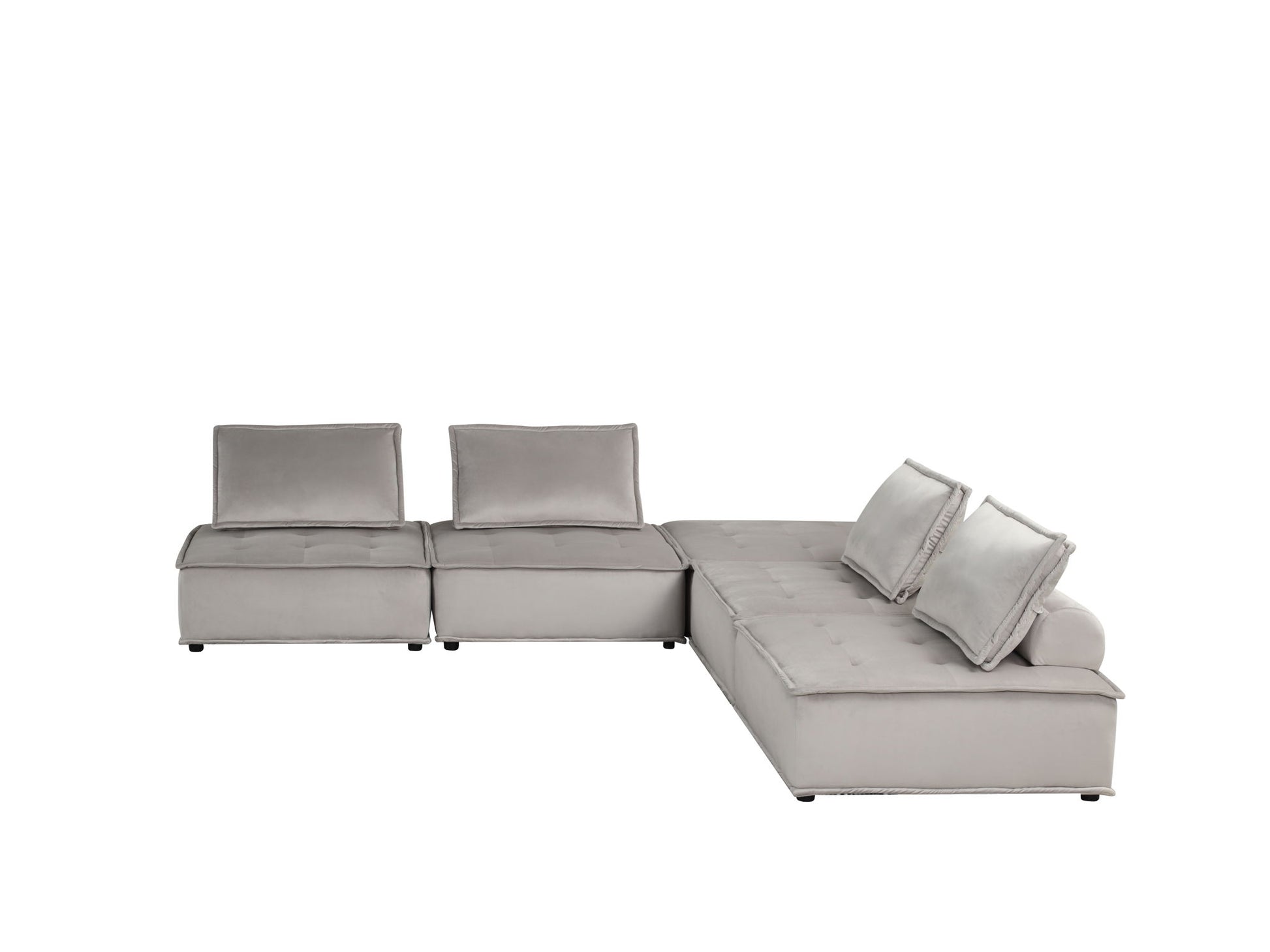 Anna - Soft Velvet Modular Sofa Lilola Home