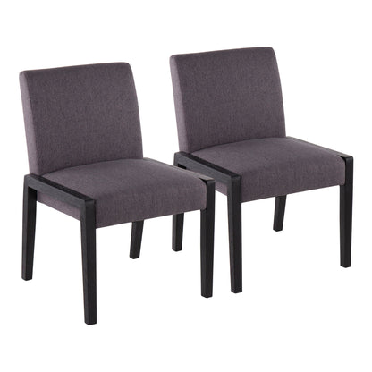 Carmen - Contemporary Elegant Design Chair (Set of 2) Lumi Source