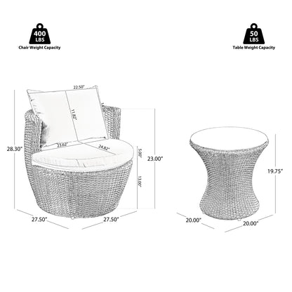 Kono - Chat Set Outdoor Furniture Noble House
