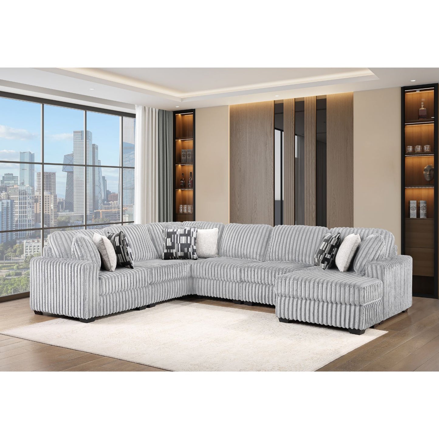 Snuggle - Living Room Sectional Matrix Furniture Group