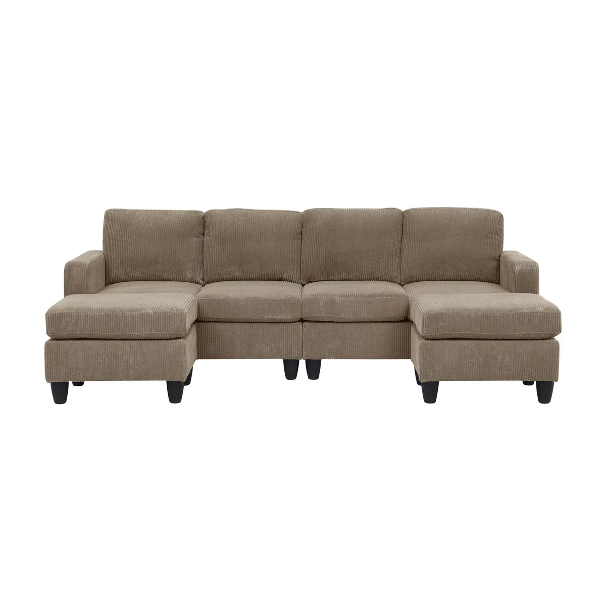 Modular Sectional With 2 Ottomans Home Essentials
