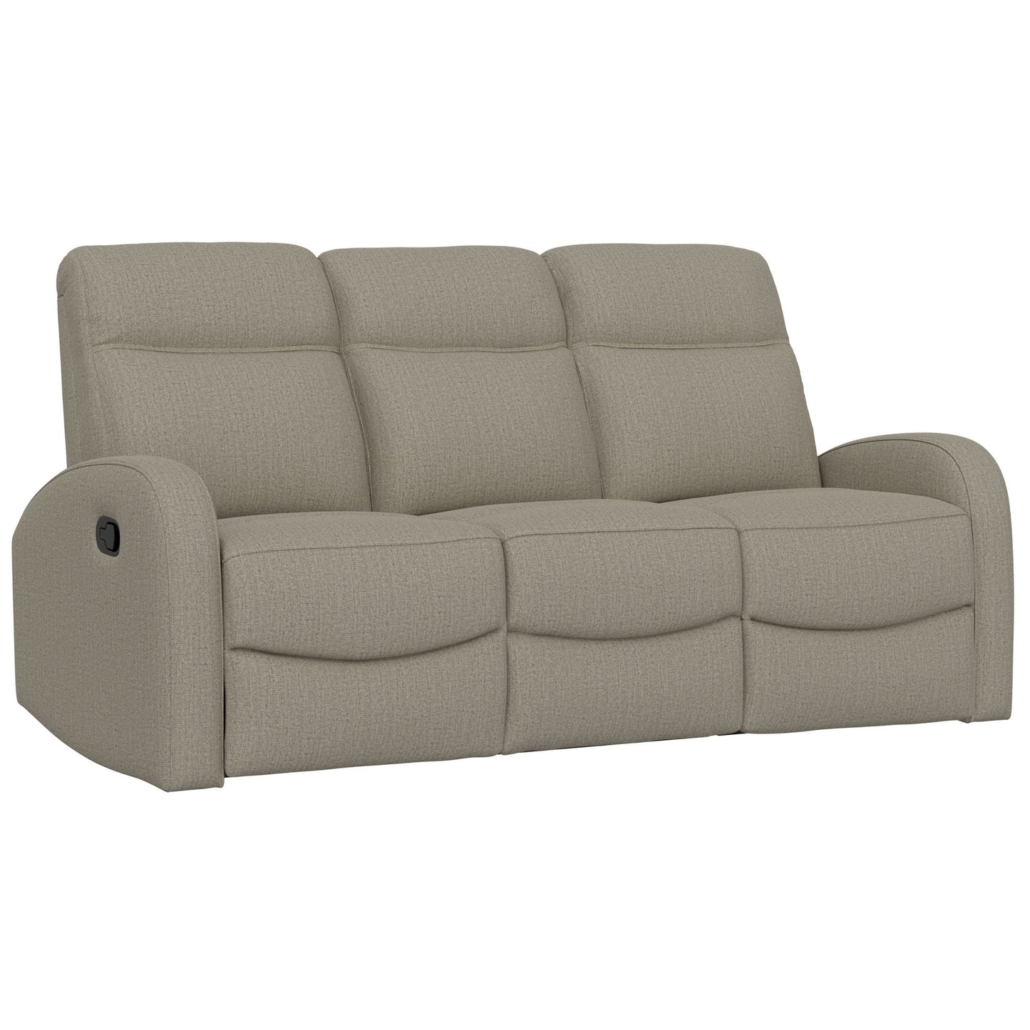 Manual Reclining Sofa With Dual Independent Recliners Emerald Home
